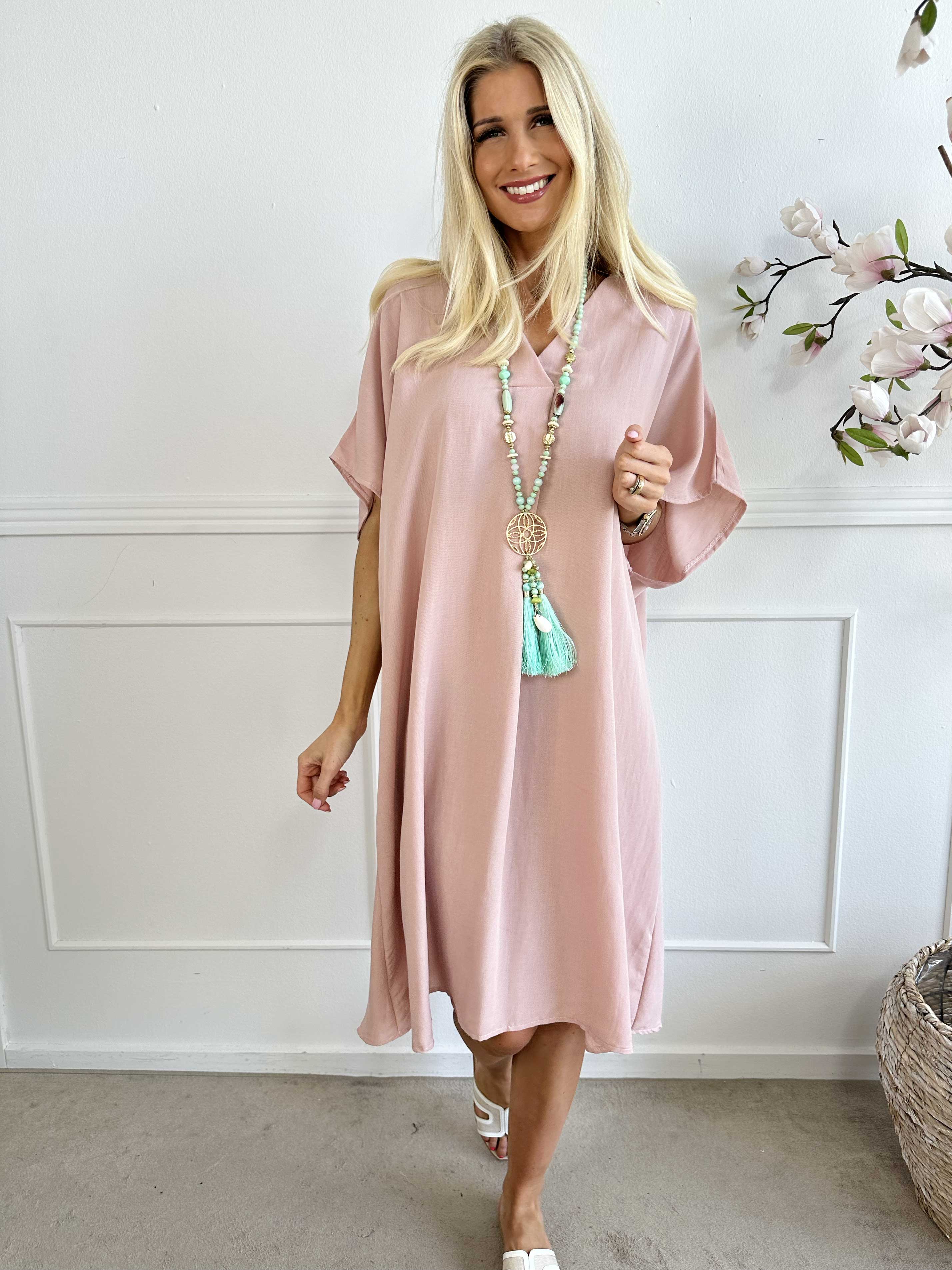 Astrid - Simpel kjole med v-udskæring